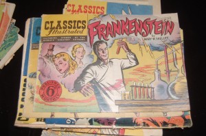 An old Frankenstein comic. Picture by Elaine Kemp